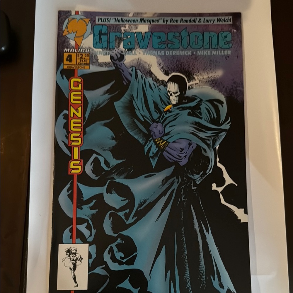 Malibu Gravestone Comic with Blue and Black Cover